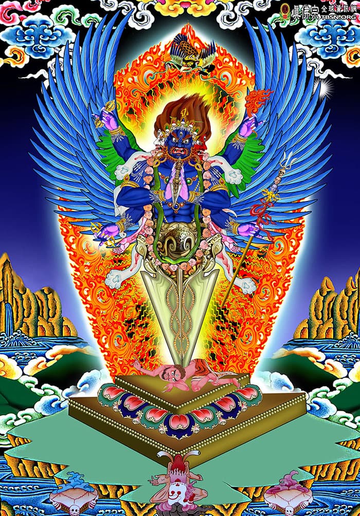 Ảnh minh họa Phổ Ba Kim Cang niệm tụng pháp
