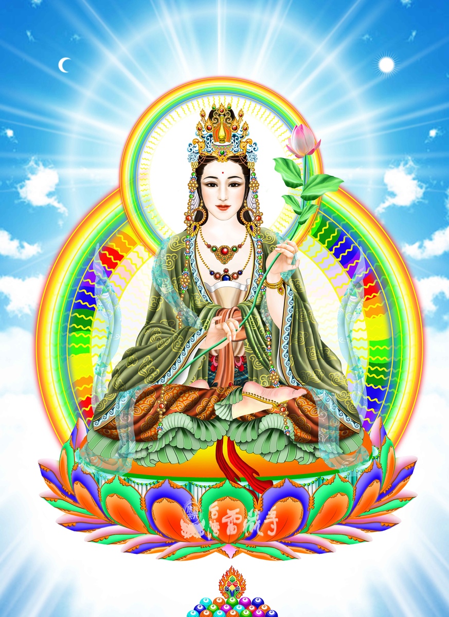 Ảnh minh họa Đại Thế Chí Bồ Tát niệm tụng pháp