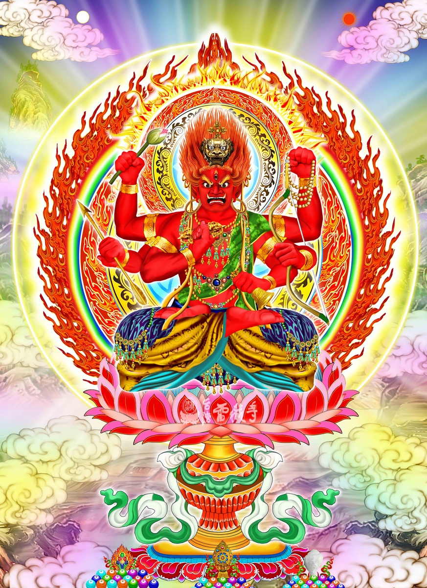 Ảnh minh họa Ái Nhiễm Minh Vương niệm tụng pháp