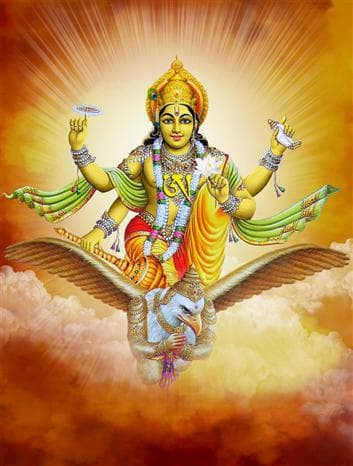Ảnh minh họa Biến Tịnh Thiên Vishnu niệm tụng pháp