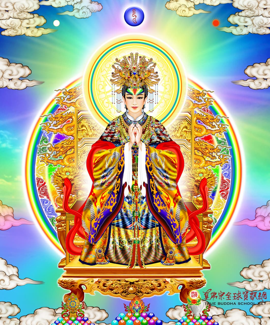 Ảnh minh họa Biến Thân Kim Mẫu niệm tụng pháp