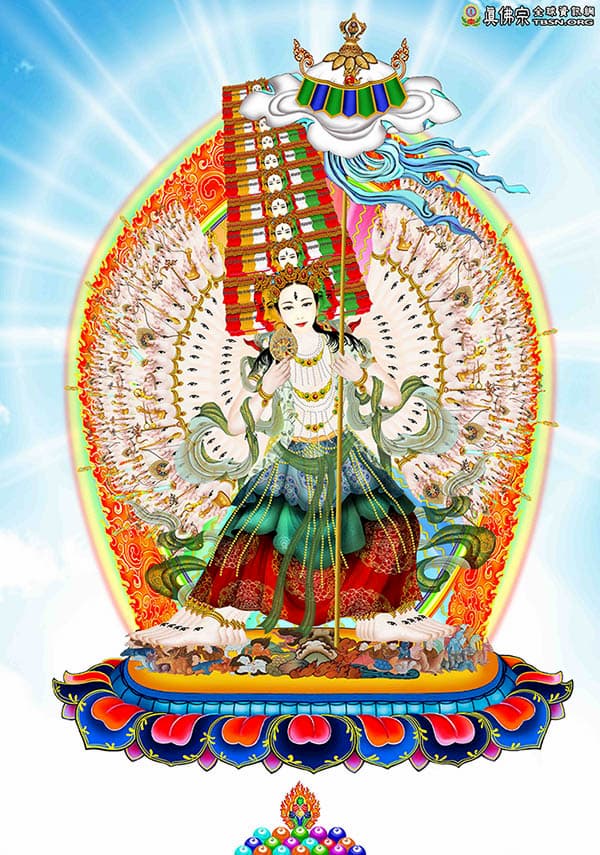Ảnh minh họa Đại Bạch Tản Cái Phật Mẫu niệm tụng pháp